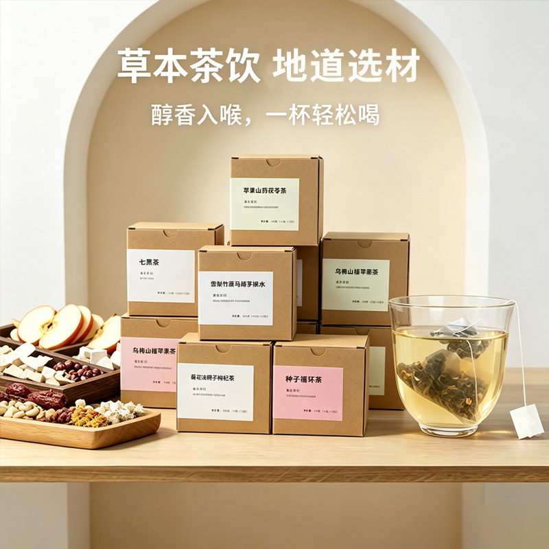 Wumei Shanzha Pingguo Herbal Tea Blend 200g Dried Fruit Tea for Daily Hot Brewing - Image 2