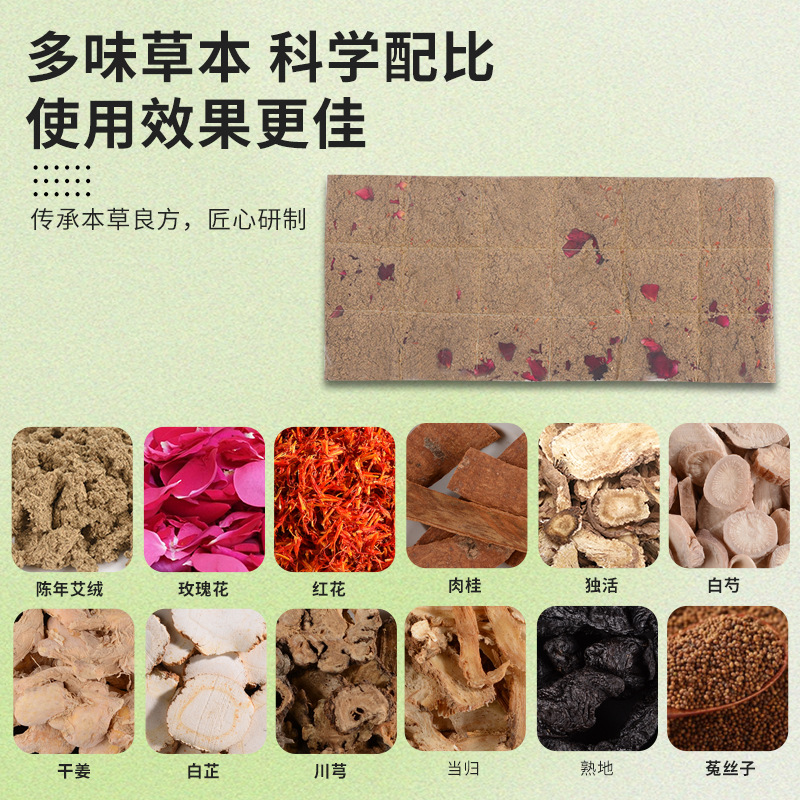 Electric Heated Waist Wrap with Mugwort Herbal Compress Cotton Washed Linen Support Belt - Image 3
