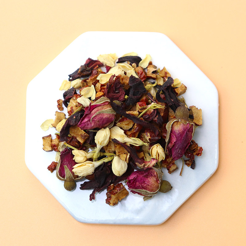 Roselle Rose Jasmine Three Flower Tea 100g Pyramid Tea Bags with Red Date - Image 2