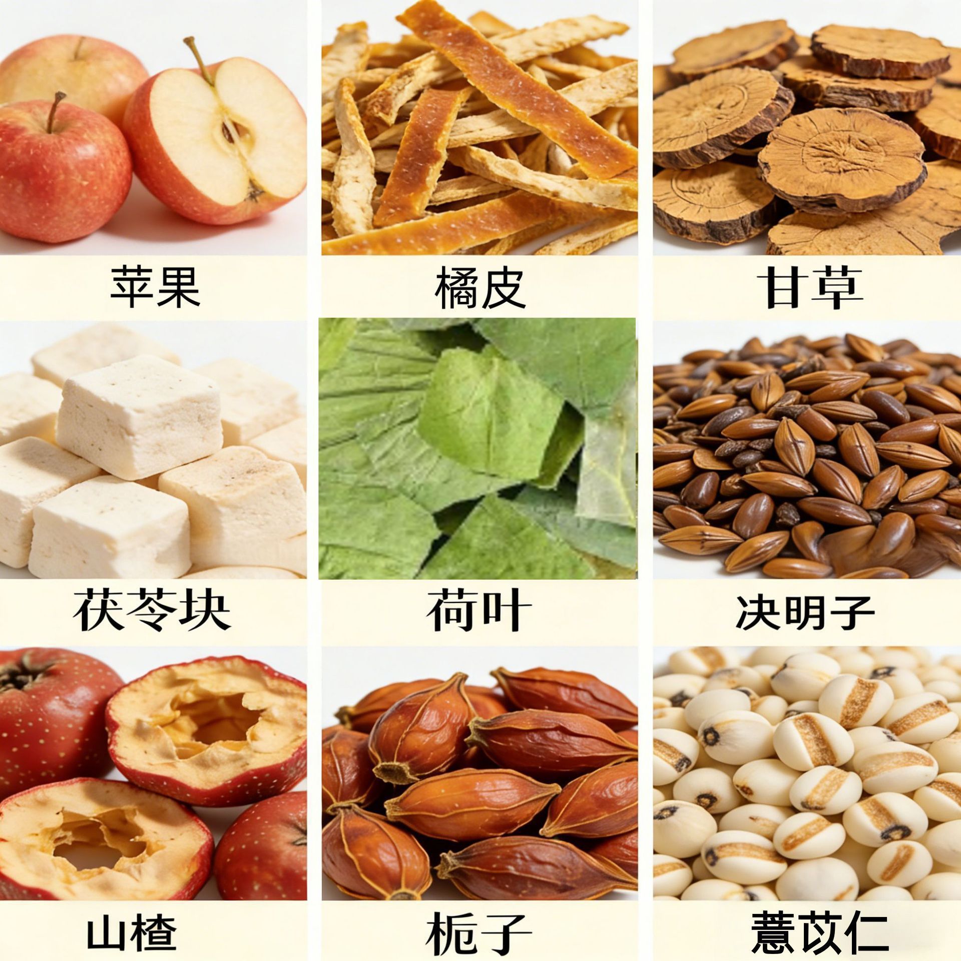 Cassia Seed Tangerine Peel Lotus Leaf Herbal Tea Jue Ming Zi Chen Pi He Ye Wellness Flower Tea 600g 30 Mini Cans - Image 2