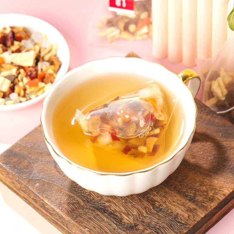Sugarcane Imperata Snow Pear Tea Zhu Zhe Mao Gen Xue Li 80g Boxed Wellness Tea Bags Hot Brew - Image 3