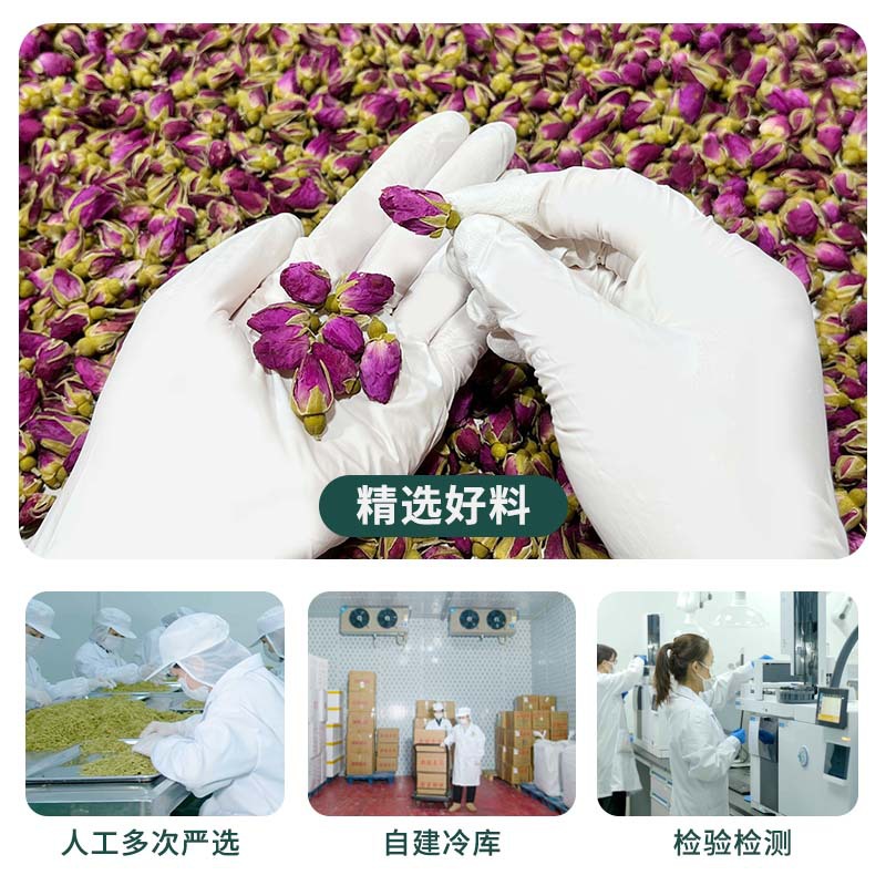 Dried Rose Bud Tea Mei Gui Hua 500g Loose Herbal Flower Tea from Shandong for Daily Brewing - Image 2