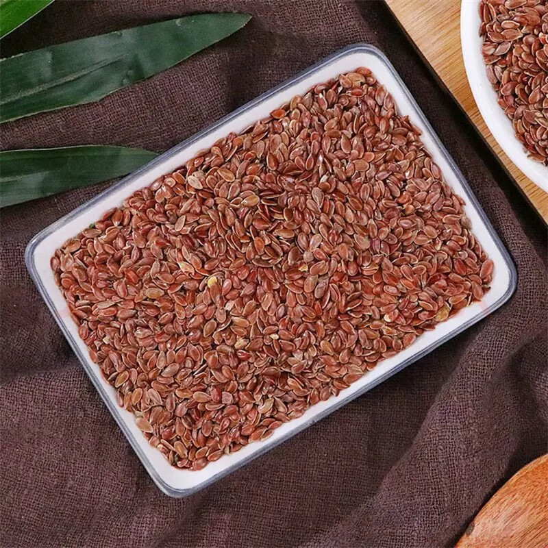 Flaxseed 500g Inner Mongolia Hu Ma Zi Roasted Linum usitatissimum Seeds for Grinding and Baking - Image 4