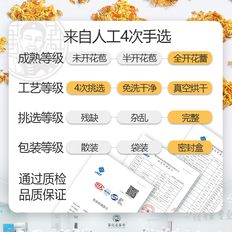 Dried Osmanthus Flower Tea Gui Hua 50g Fragrant Floral Infusion - Image 4