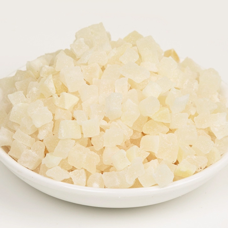 Dried White Peach Dice 500g Low Temperature Dried Fruit Tea Cubes for Peach Oolong Blends and Iced Drinks - Image 3