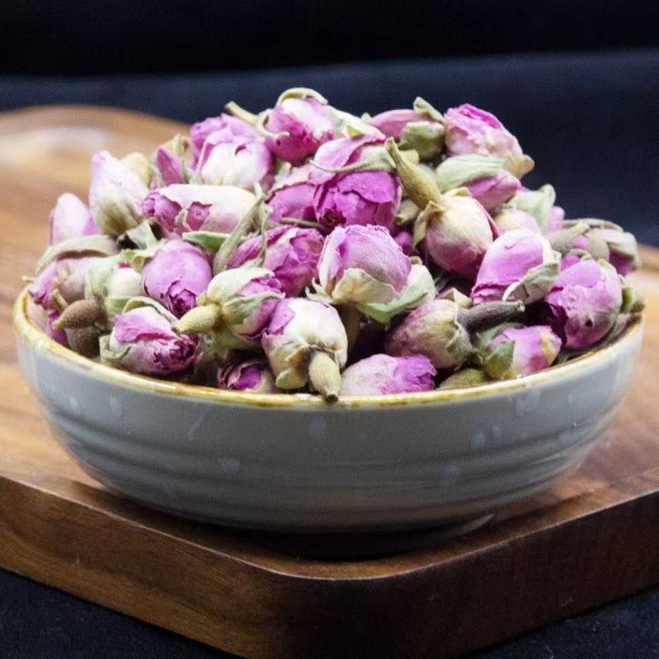 Pink Rose Buds (Rosa gallica) — French Rose Flower Tea, Dried Loose 500g - Image 2