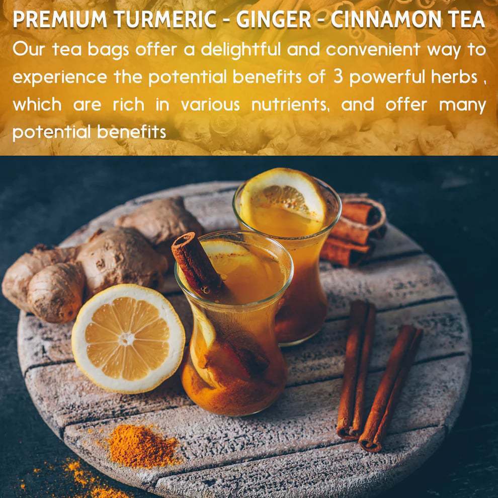 Ginger Tea Bags Sheng Jiang 60 Filter Bags Pure Dried Ginger Tea for Daily Warmth 120g - Image 2