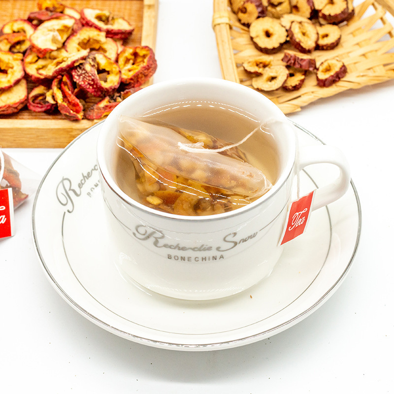 Apple Hawthorn Tea Bags with Mulberry Leaf Bitter Melon and Red Date 120g Daily Wellness Fruit Tea - Image 3
