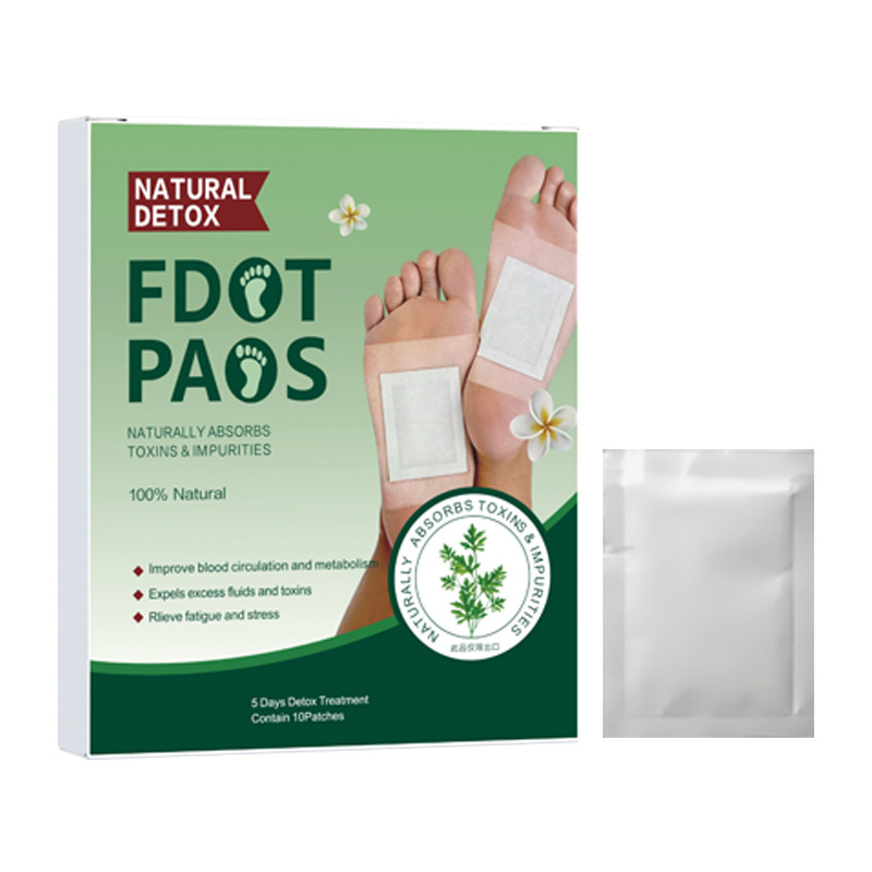 Herbal Foot Patch 10 Patches Per Box Deep Green Box Daily Foot Care - Image 5