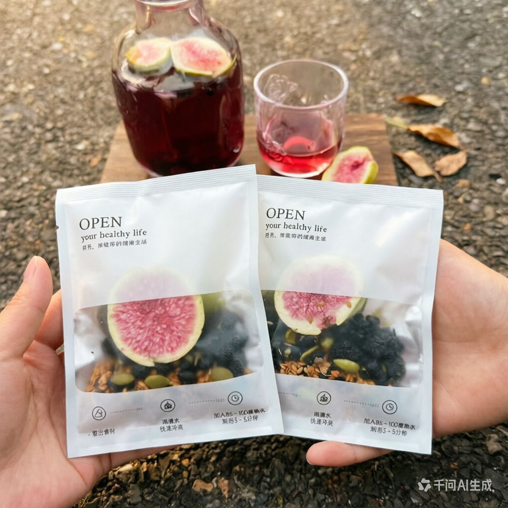 Summer Fruit Tea Lemon Mint Sweet Plum Herbal Blend Refreshing Iced Tea 20g Pack - Image 3