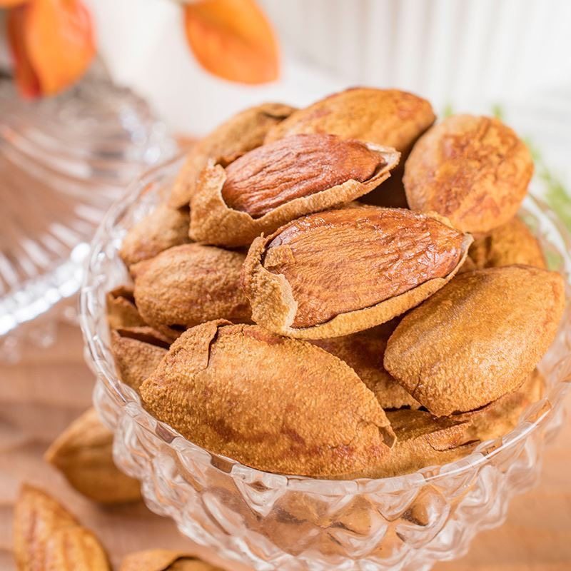 Canned Almond Kernels 250g Hand Shelled Sweet Apricot Nuts Ready to Eat Snack - Image 2