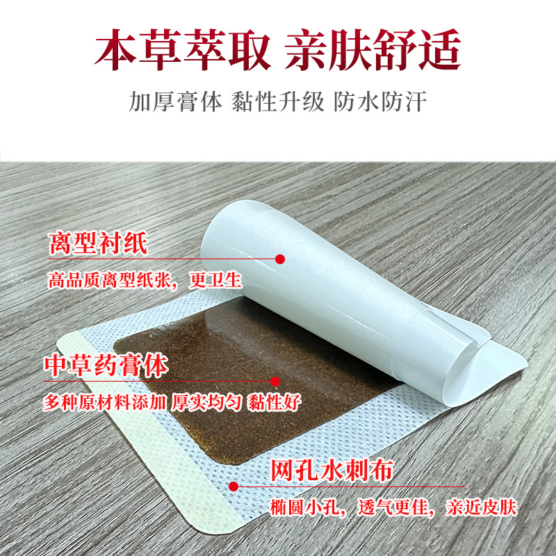Waterproof Sweat Resistant Herbal Neck Knee Joint Patch 10x12cm External Use Body Patch - Image 2