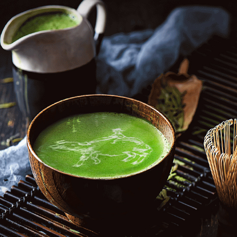 Natural Matcha Powder 454g Loose Green Tea Powder for Baking Drinks and Culinary Use - Image 4