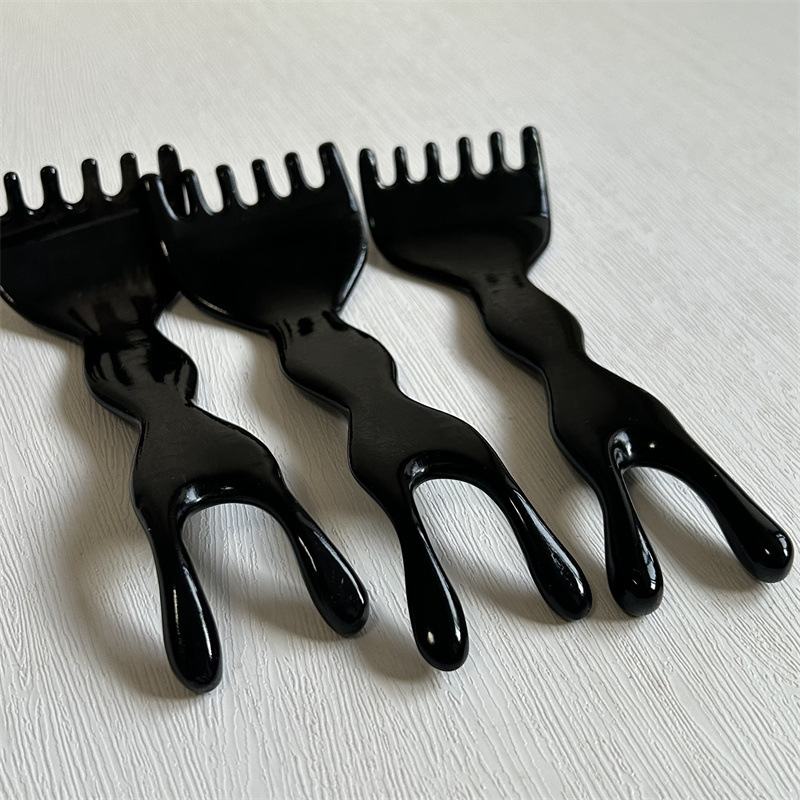 Horn Meridian Massage Comb Five Claw Rake Guasha Board Facial Beauty Tool 10-15CM - Image 3
