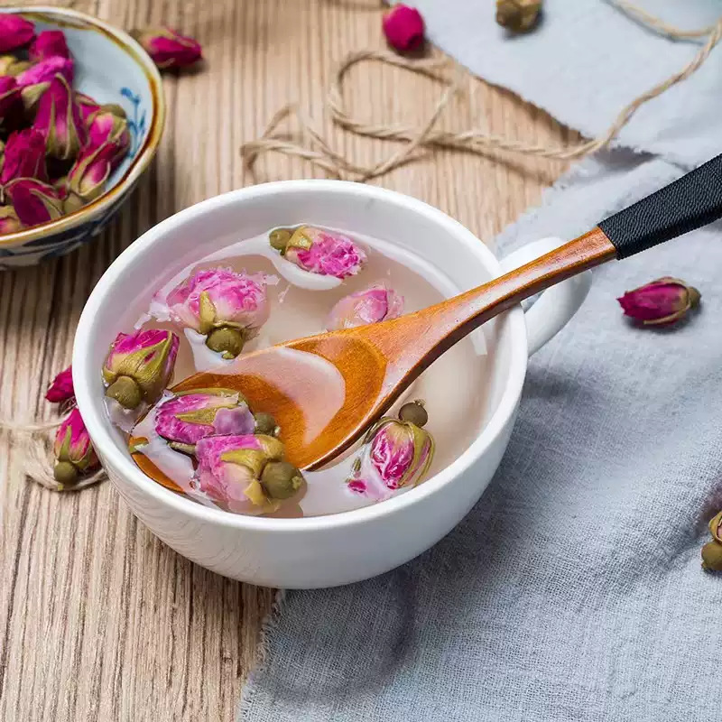 Dried Rose Buds Mei Gui Hua 玫瑰花 500g Natural Sun Dried Herbal Tea Flowers - Image 3