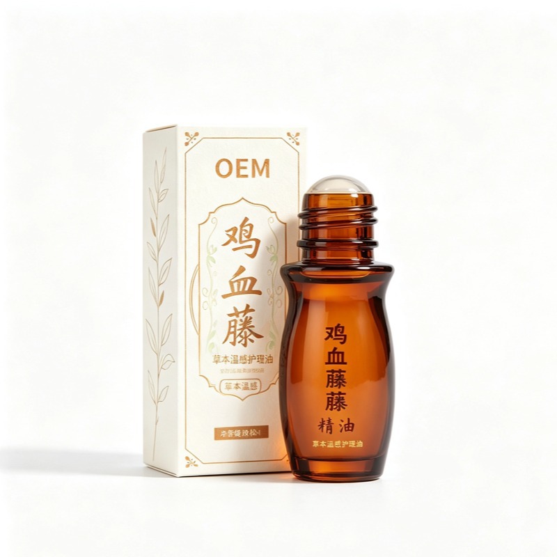 Ji Xue Teng Chicken Blood Vine Massage Oil Roll-On Body Care Gua Sha Oil Customizable OEM - Image 5