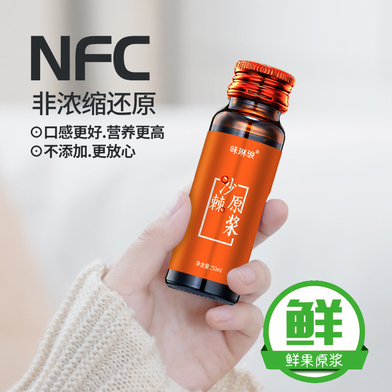 Sea Buckthorn Juice NFC Inner Mongolia Small Fruit 500ml Box Herbal Wellness Drink - Image 3