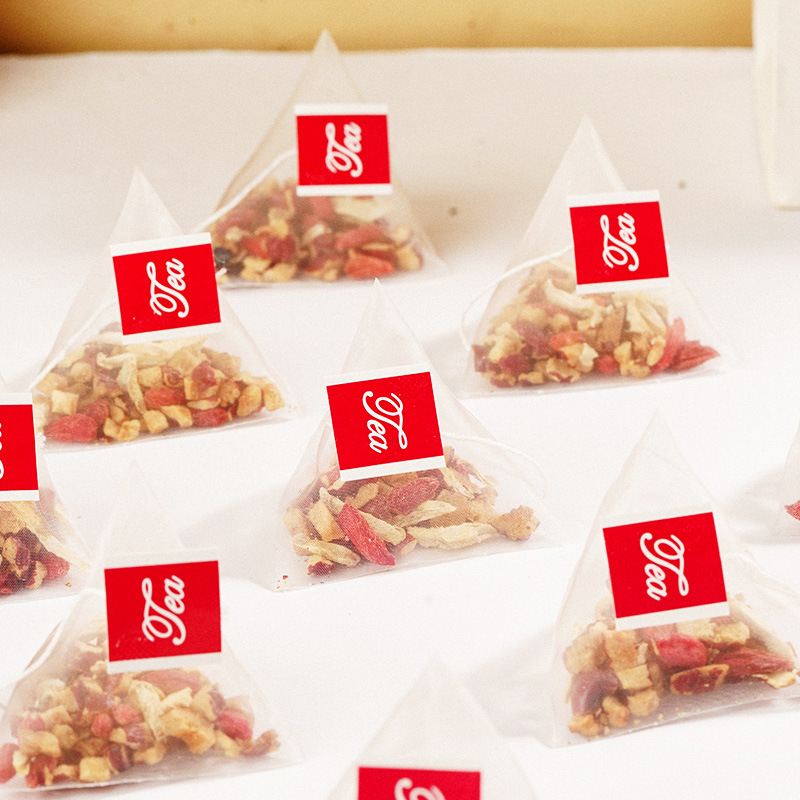 Sanfu Ginger Jujube Tea 250g Triangle Tea Bags Cold Brewed Warming Herbal Tea with Red Date Dried Ginger Goji Berry - Image 2