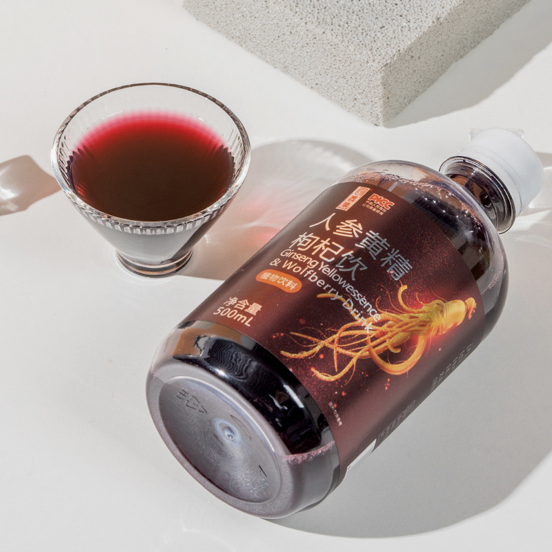 Renshen Huangjing Gouqi Drink (Ginseng, Polygonatum & Goji Berry) — 500ml Herbal Wellness Beverage - Image 3