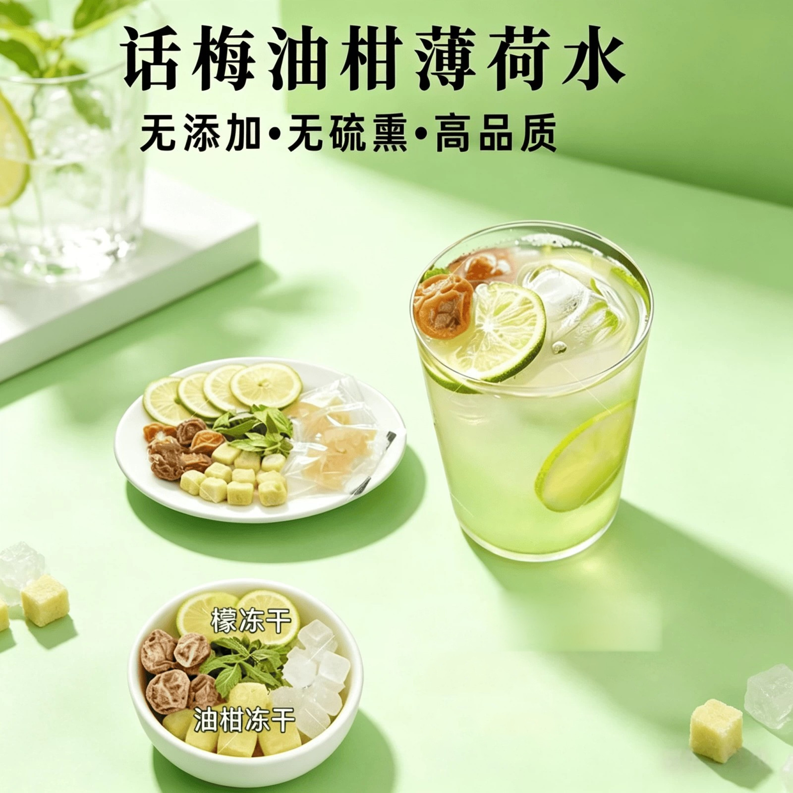 Plum Amla Mint Fruit Tea Bags 200g Cold Brew Summer Refreshing Blend - Image 4