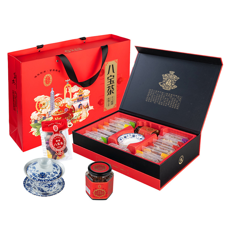 Ning'an Bao Eight Treasure Tea 1600g Ningxia Specialty Gaiwan Tea Herbal Blend Gift Box - Image 5