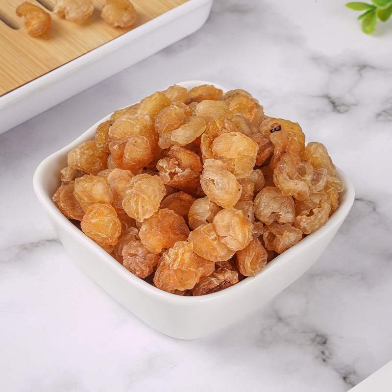 Gui Yuan Rou (Dried Longan Flesh, Dimocarpus longan) — Seedless Dried Longan Aril, 150g Jar - Image 2
