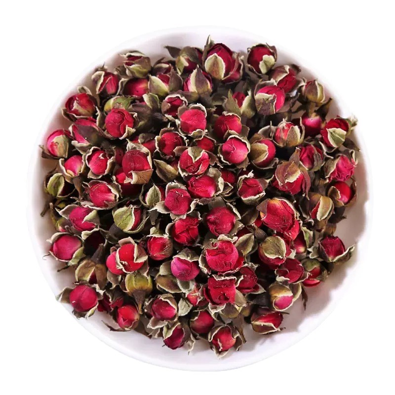 Golden Edge Rose Tea 500g Canister Yunnan Jinbian Mei Gui Dried Rose Buds Loose Herbal Flower Tea - Image 5