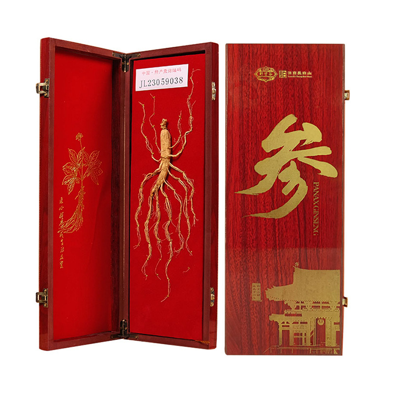 Jilin Changbai Mountain Ginseng Gift Box Dried Whole Root 10g Festival Gift - Image 5
