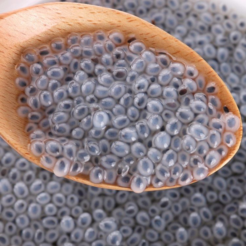 Lan Xiang Zi (Ocimum basilicum) — Sweet Basil Seeds for Tea & Desserts, 250g Jar - Image 4