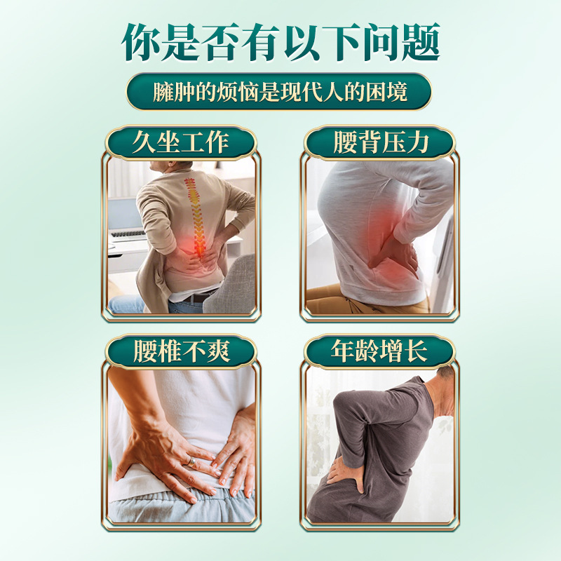 Mugwort Lumbar Patch Ai Cao Moxibustion Warming Back Patch with Artemisia argyi Leaf Herbal Topical Support 2g - Image 2