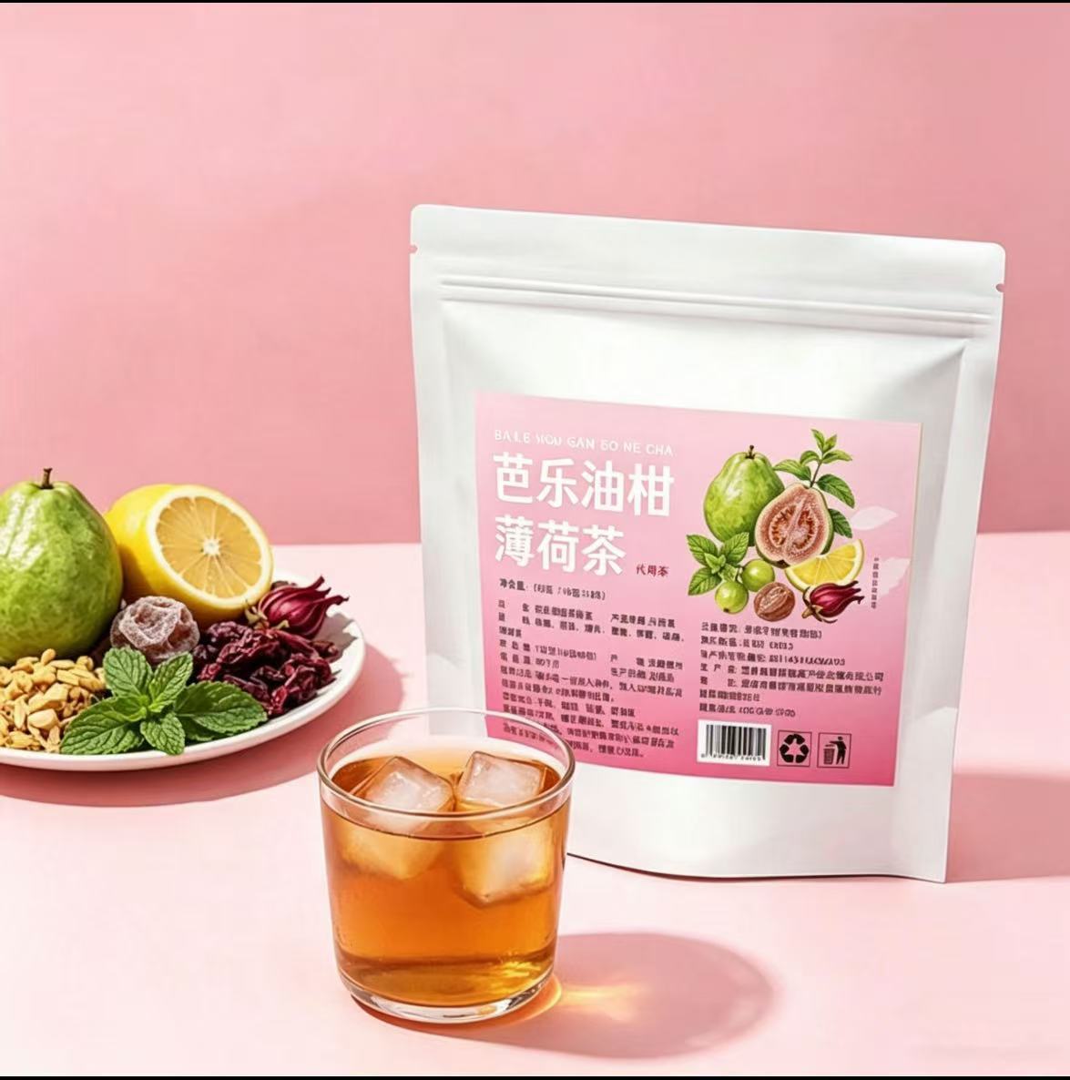 Guava Amla Mint Fruit Tea 16g Cold Brew Tea Bag Refreshing After-Meal Drink - Image 4