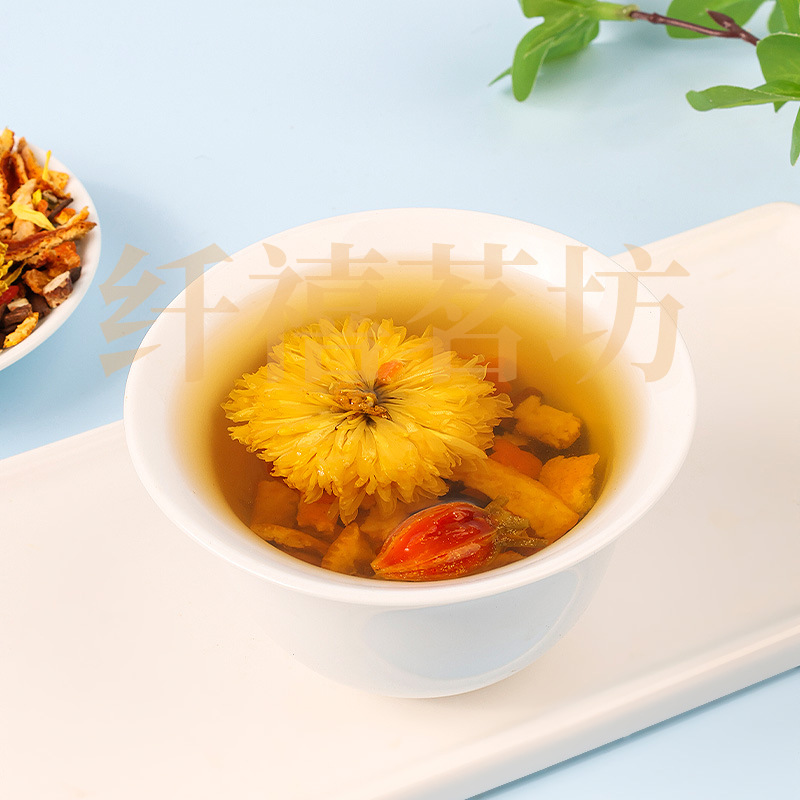 Dandelion Goji Chrysanthemum Tea 12g x 12 Teabags Caffeine Free Herbal Blend for Daily Wellness - Image 3