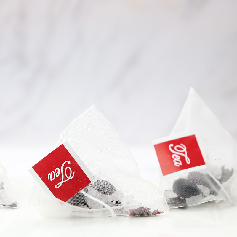 Blueberry Blackcurrant Fruit Tea 180g 30 Pyramid Bags with Roselle Hibiscus and Rock Sugar Floral Fruity Blend - Image 4