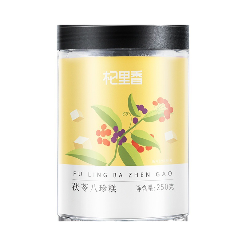 Qilixiang Fu Ling Ba Zhen Gao 250g Jar Ready to Eat Herbal Cake Office Snack - Image 5