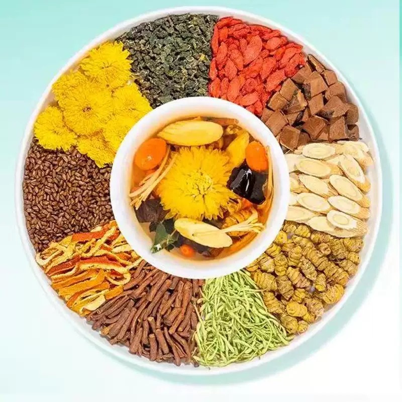 Dendrobium Reishi Chrysanthemum Goji Tea Shihu Lingzhi Ju Hua Gou Qi Herbal Wellness Tea 150g Sugar Free Hot Brew - Image 4