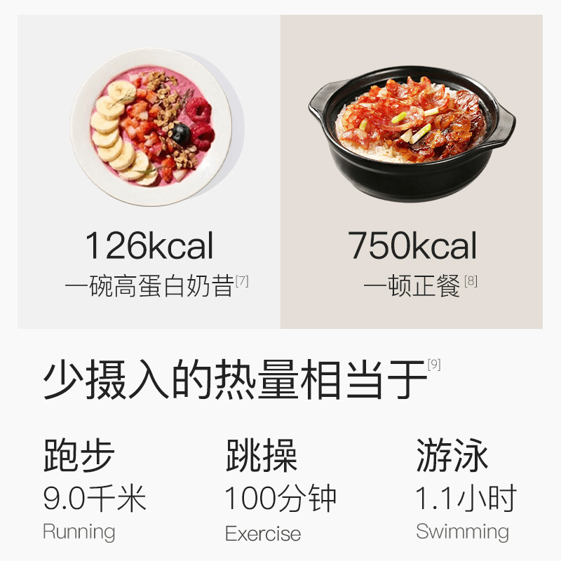 Meal Replacement Shake Strawberry Flavor 405g High Protein Dietary Fiber Oat Powder for Breakfast and Dinner - Image 2