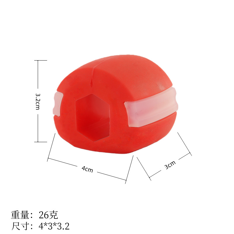 Jawline Exerciser Silicone Jaw Trainer for Facial Muscle Toning and Chewing Fitness Black - Image 3