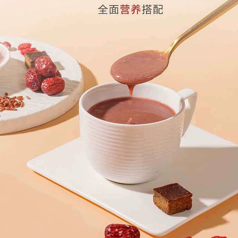 Five Red Powder Wu Hong Fen Instant Meal Replacement Drink Mix 250g Sugar Free - Image 3