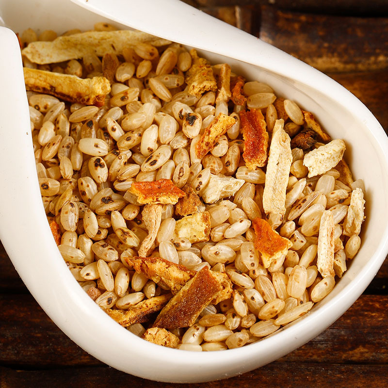 Chen Pi Jiang Mi Cha (Tangerine Peel & Ginger Rice Tea) — Roasted Herbal Blend for Daily Warmth - Image 2