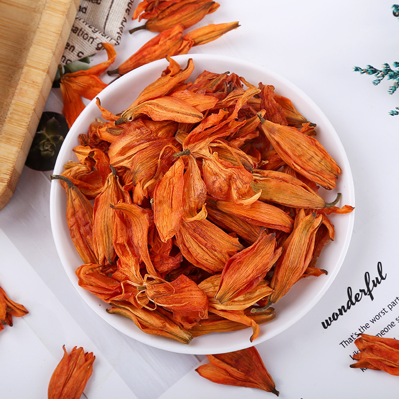 Dried Lily Flower Bai He Hua 30g Jar Natural Herbal Tea Ingredient - Image 2