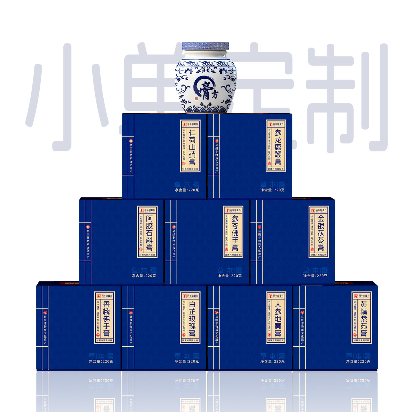 Custom Nine-Constitution Herbal Paste Gift Box (膏方) — OEM TCM Wellness Paste, Ready to Eat - Image 5