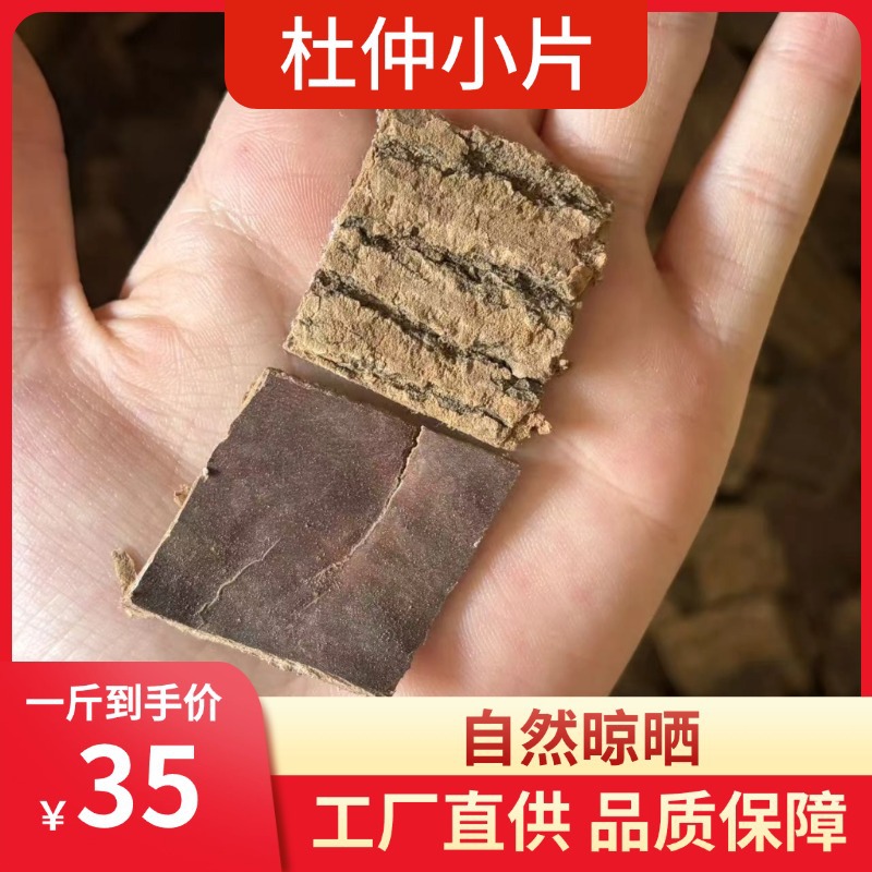 Dried Eucommia Bark Small Slices 500g Traditional Herbal Decoction Piece for Tea and Wine Soak - Image 2