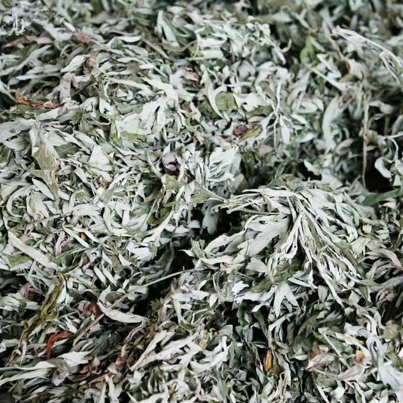 Dried Mugwort Leaves Ai Ye 2500g Bulk Chinese Artemisia argyi Leaves for Foot Soak and Traditional Use - Image 3