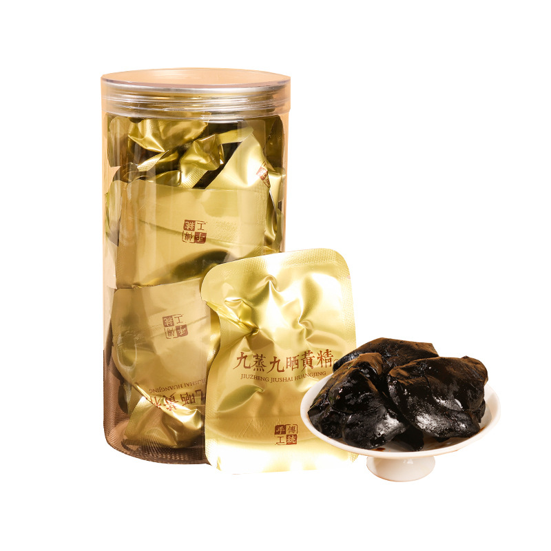 Nine-Steamed Nine-Dried Huang Jing Ready-to-Eat Polygonatum Slices 250g Bag for Soup and Tea - Image 5