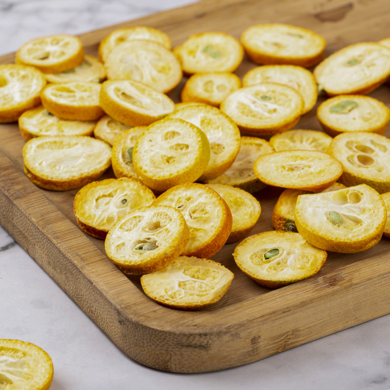 Freeze-Dried Kumquat Slices (Fortunella margarita) — Cold-Brew Fruit Tea, 500g Bulk - Image 4