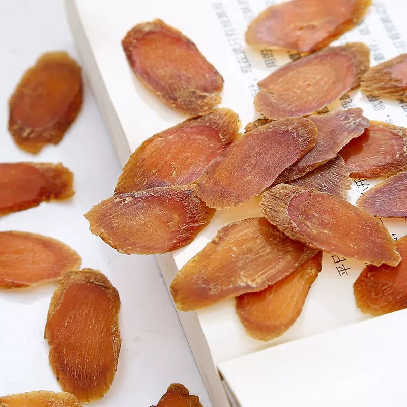 Red Ginseng Slices Hong Shen 10g Pack Dried Panax Ginseng Root for Tea and Decoction - Image 3