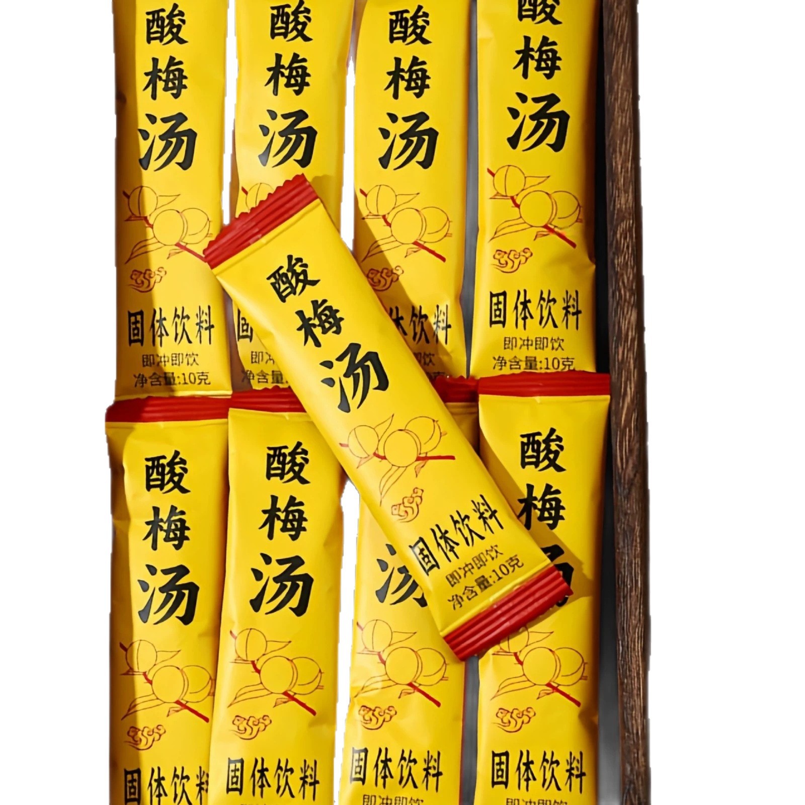 Instant Sour Plum Drink Powder Suan Mei Tang Old Beijing Style with Osmanthus No-Cook Summer Beverage 10g Pack - Image 5