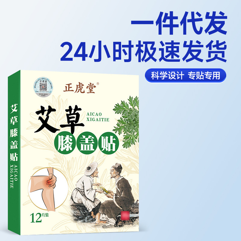 Mugwort Knee Patch Herbal Body Patch 12 Patches per Box External Use - Image 2