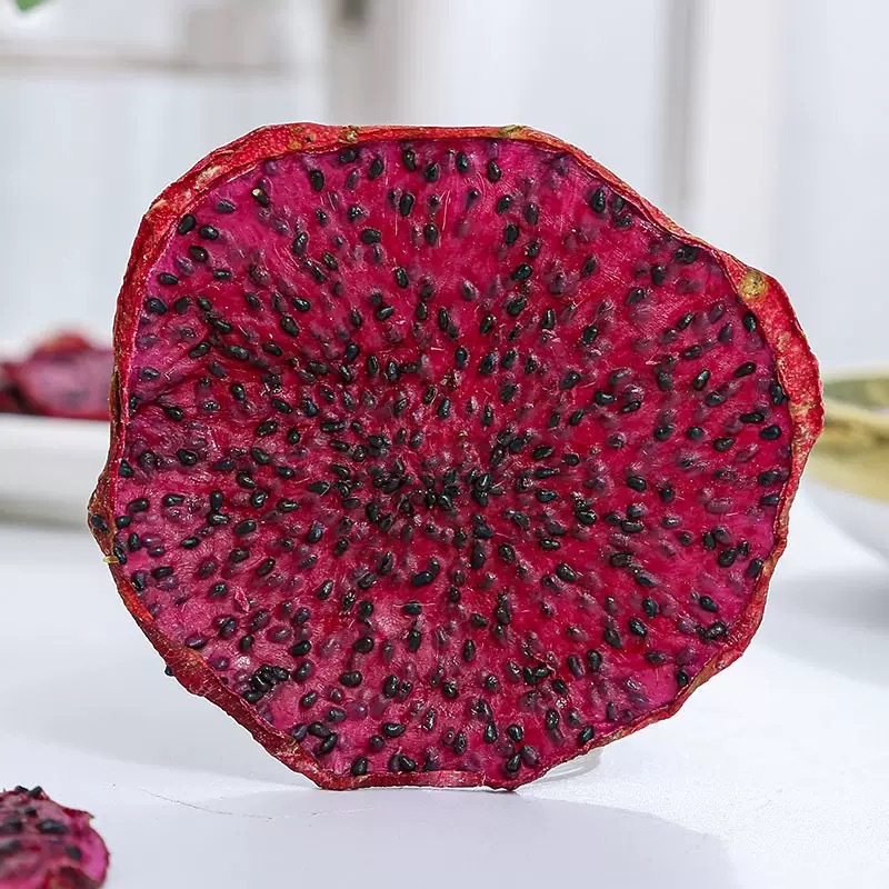 Freeze-Dried Dragon Fruit Slices 500g Huo Long Guo Dried Fruit Tea Unsweetened Snack and Infusion - Image 3