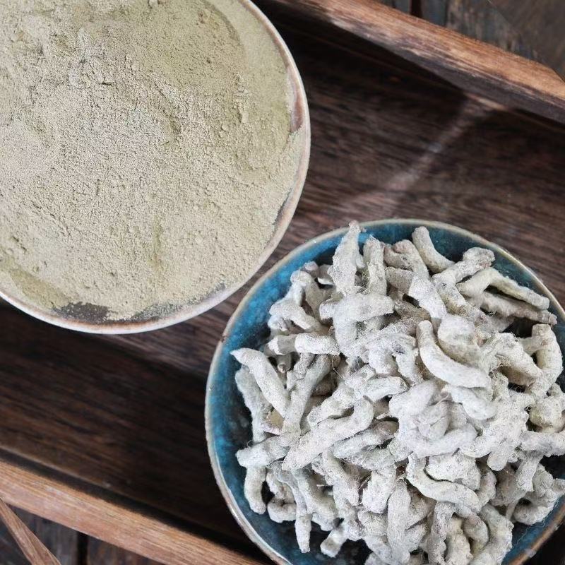 White Silkworm Powder Jiang Can Powder Fine Ground Traditional Herb 500g - Image 2